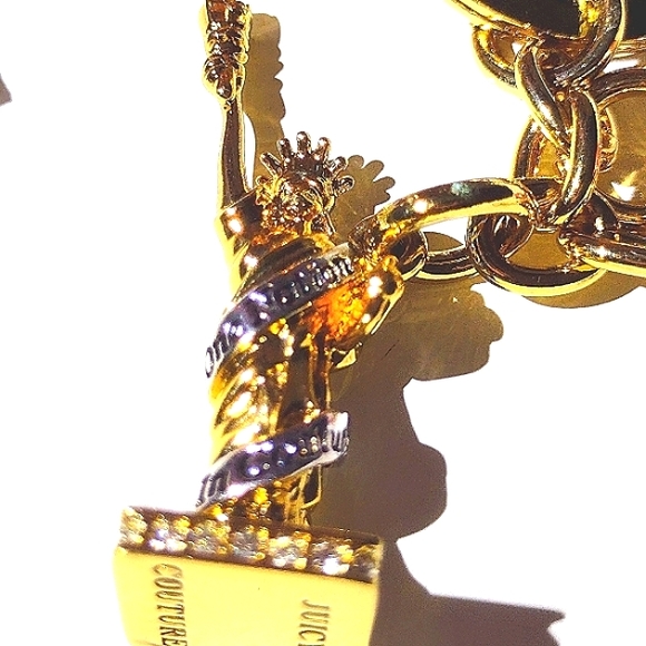 Juicy Couture LG Charm Depicting the Eiffel🗼Lady Liberty 🌍Globe Spins NWT - Picture 10 of 14